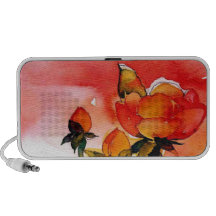 rose floral speaker