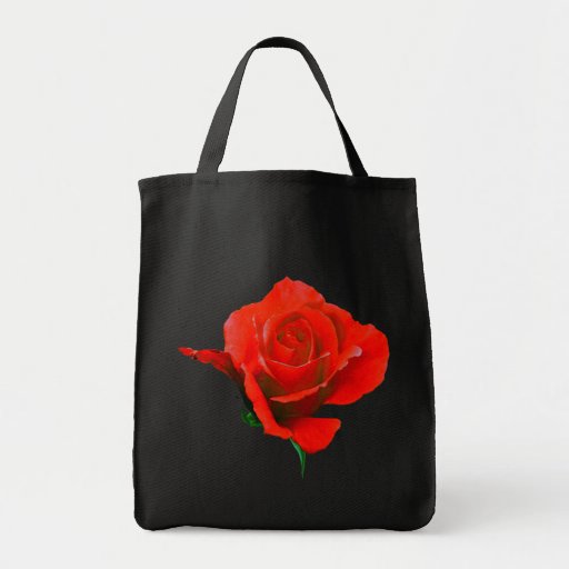 Rose Flower Tote Bag Red Rose Beach Tote Bags