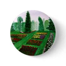 Rose Garden, Portland, Oregon watercolor painting Pins