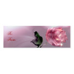 Rose Gift Tag - business cards