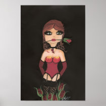 Rose Girl Quantum Cutie Print