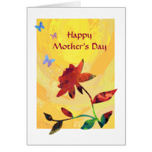 Rose Happy Mother's Day Cards
