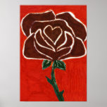Rose Heart Art Print