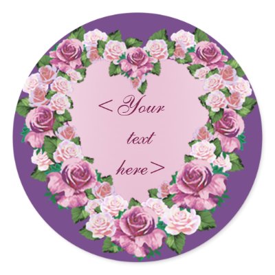 ROSE HEART CUSTOM STICKER by gardensofeve