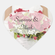 Rose Heart Sticker