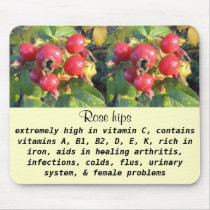 Rose hips mousepad
