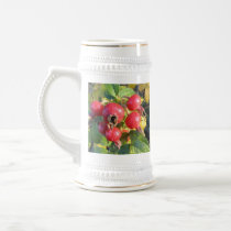 Rose hips stein coffee mugs