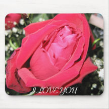 Rose- I love you Mouse Pad