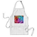 Rose in multi-colours Apron