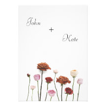 Rose invitation