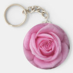 Rose Key Chains Cheeful Pink Flower Gifts