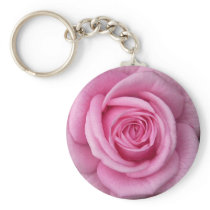 Rose Key Chains Cheeful Pink Flower Gifts