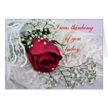 Rose & Lace card