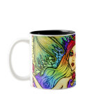 Rose Mermaid Pretty Fantasy Mug