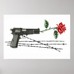 Rose Message Poster