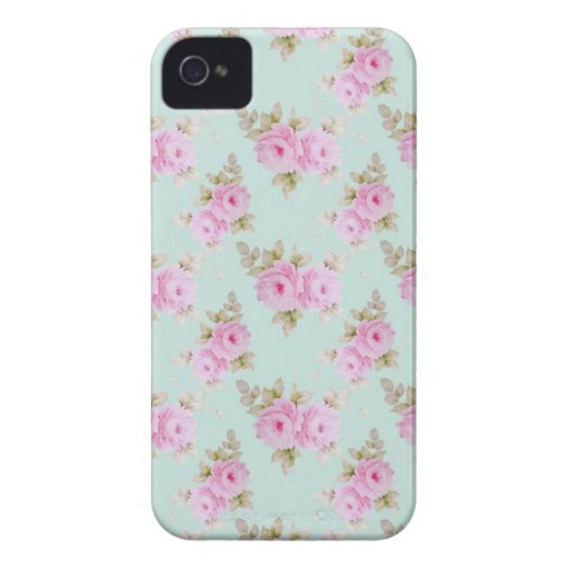 Rose (Mint) iPhone 4/4S Barely There Case iPhone 4 Case