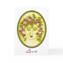 Rose Nymph Card - Customise Saying