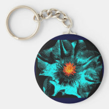 Rose of Sharon Hibiscus Keychains