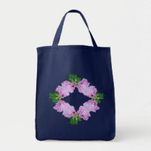 Rose of Sharon Wreath tote bag