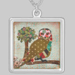 Rose Owl Serenity Necklace necklaces