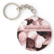 rose petals bachelorette party keychain