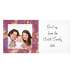 Rose/ Photo Personalized Photo Card