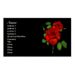 Rose Red Business Cards 2