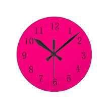 Rose Red Kitchen Wall Clock