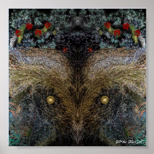 Rose Red Reflections Print
