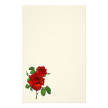 Rose Red Stationery