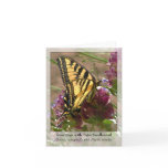 Rose Sage with Tiger Swallowtail - Native Notecard