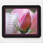 Rose Scripture Mousepad