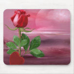 rose sky - customisable with your text mouse mat