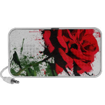 Rose Splatter Mp3 Speaker