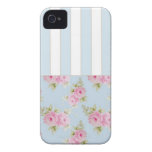 Rose Stripe iPhone 4/4S Case-Mate iPhone 4 Case
