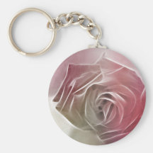 Rose - Subdued Red Keychains