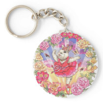 Rose Sunrise Keychain