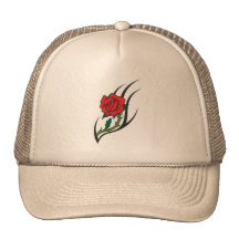 Rose Tattoo Design Hat