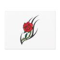 Rose Tattoo Design postcards