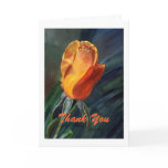 Rose  Thank You Card