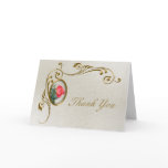 Rose Thank You Card