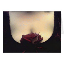 Rose Thanks Greeting Cards