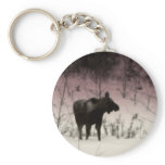 Rose Tinted Moose keychains