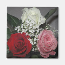 Rose Trio Magnet