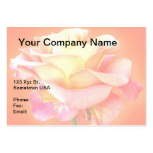 Rose washed business card