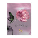 Rose Wedding Invitation postcards