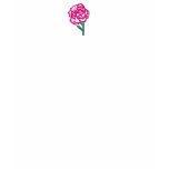 Rose & White Carnation t-shirts