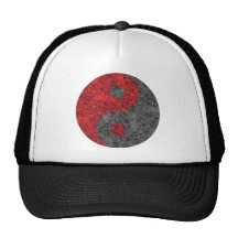 Rose Yin Yang Mesh Hats