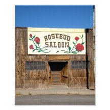 Rosebud Saloon Photographic Print