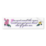 Rosebutt bumper sticker bumper stickers
